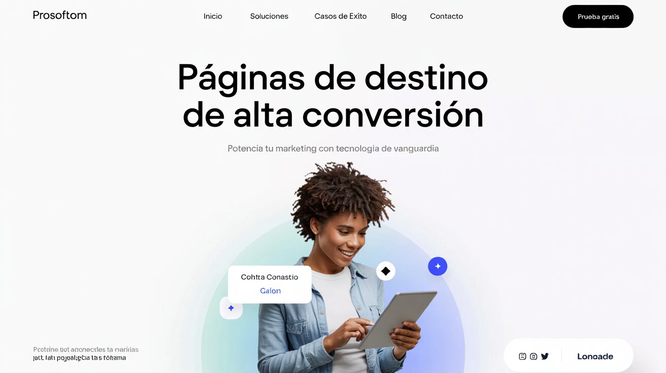 ProSoftom AI Marketing Suite Dashboard