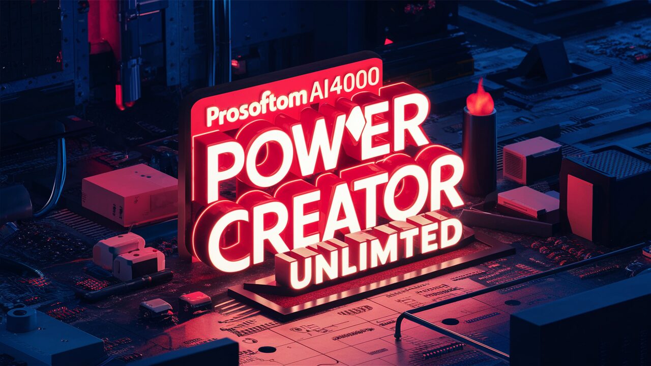 Oferta ProSoftom AI4000PowerCreator