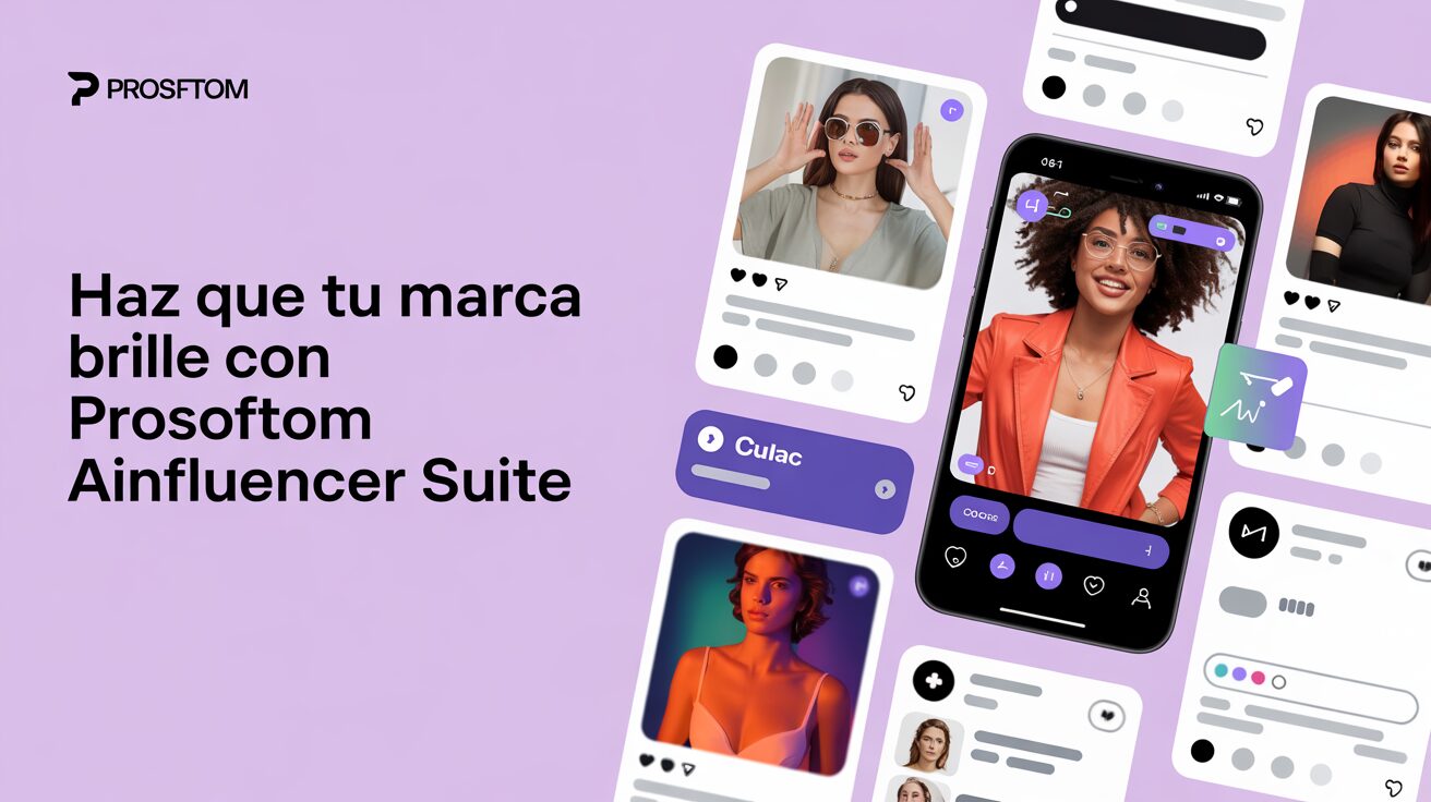 Influencer virtual creado con ProSoftom AInfluencer Suite