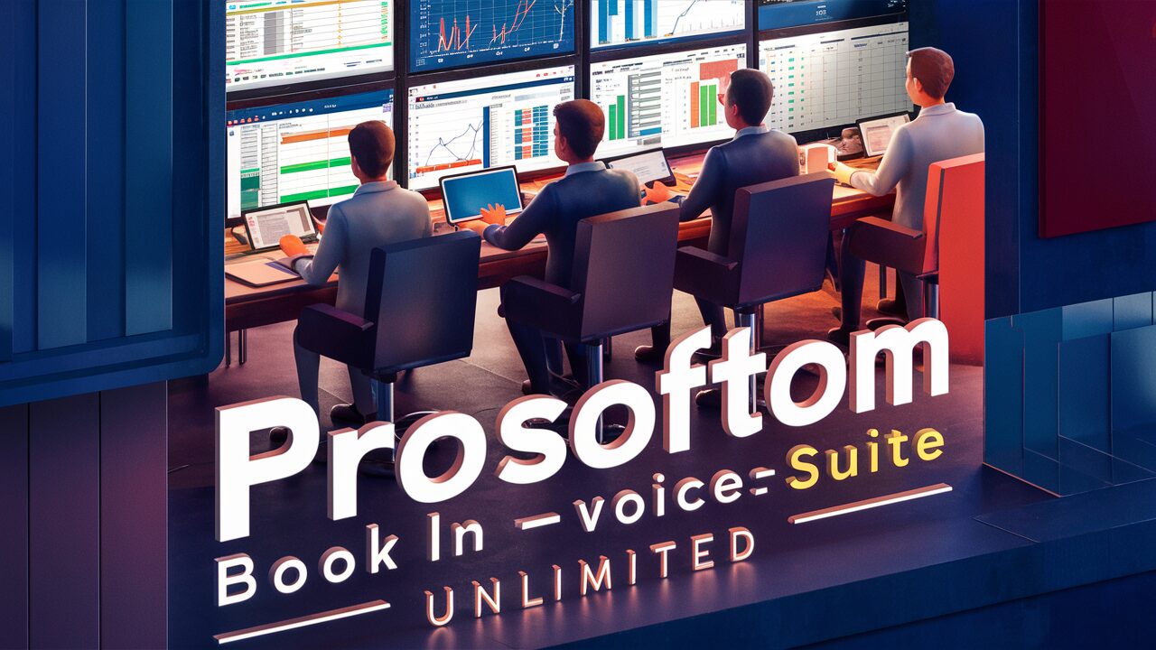 ProSoftom BookInvoiceSuite UNLIMITED Dashboard
