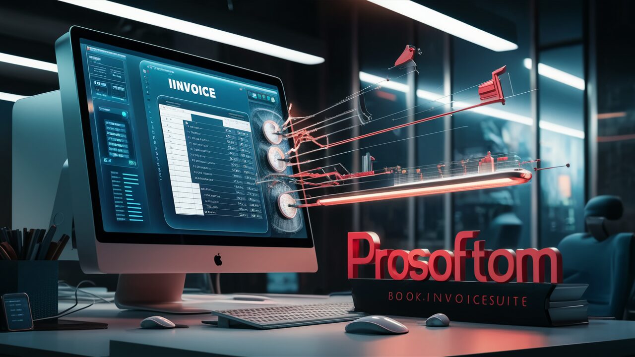 ProSoftom BookInvoiceSuite Dashboard
