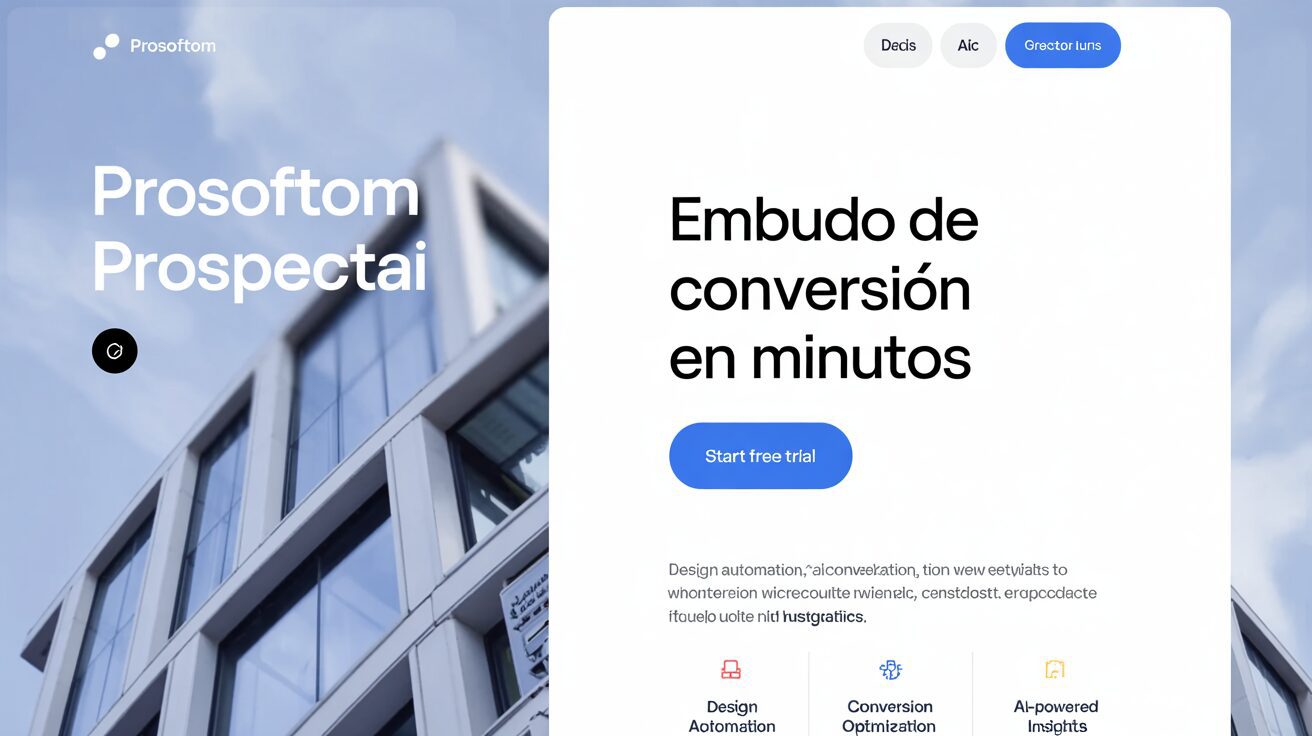 Constructor de Páginas Web y Embudos con IA