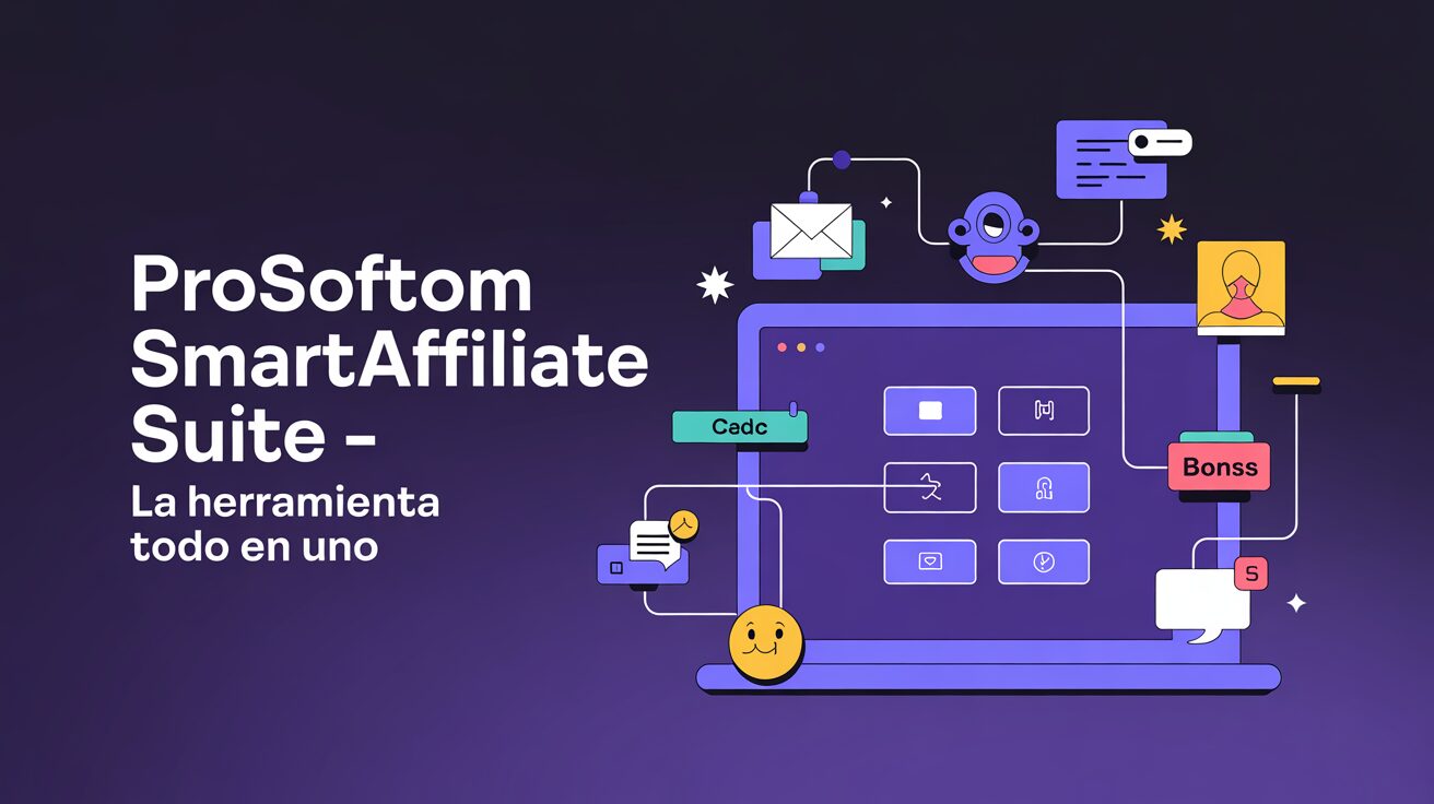 Paso 1: Introduce tu enlace de afiliado en ProSoftom SmartAffiliate Suite