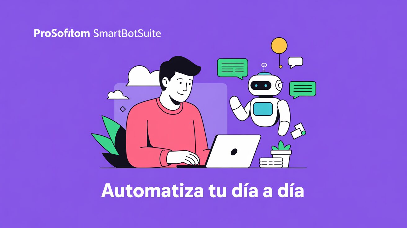 Emprendedor usando SmartBotSuite