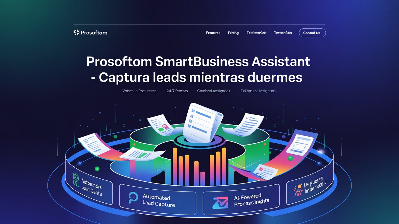 ProSoftom SmartBusiness Assistant en acción