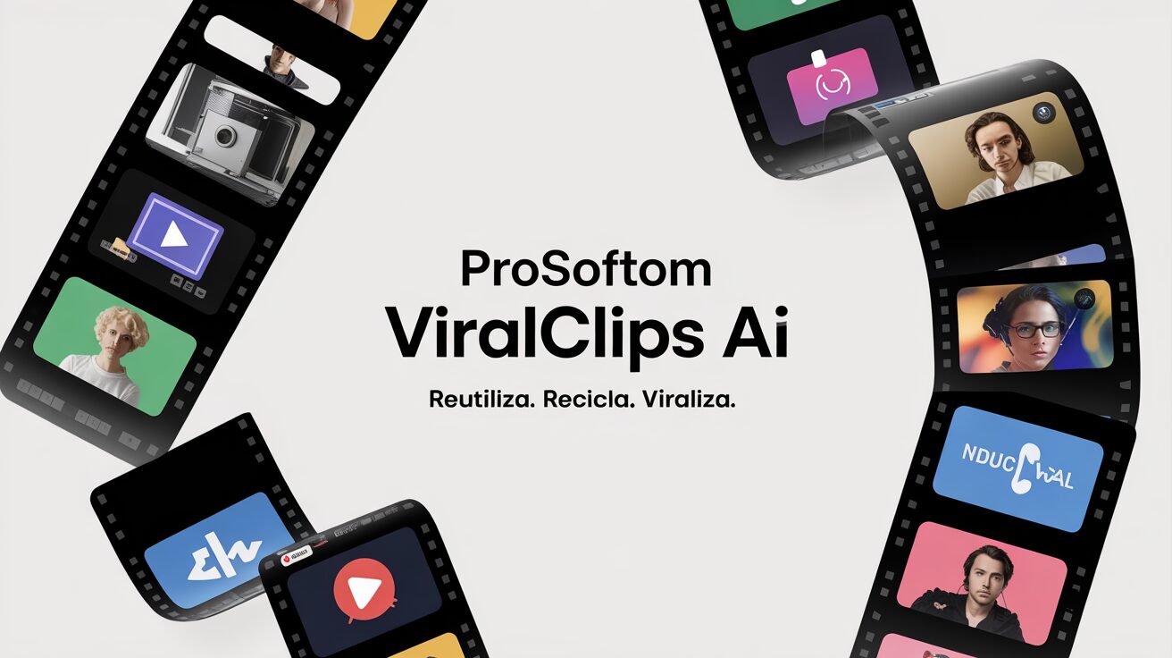 Reutiliza contenido existente con ProSoftom ViralClips AI